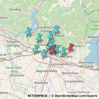 Mappa Via Vittorio Locchi, 25128 Brescia BS, Italia (7.43143)