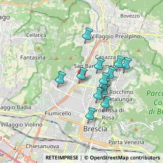 Mappa Via Vittorio Locchi, 25128 Brescia BS, Italia (1.48077)