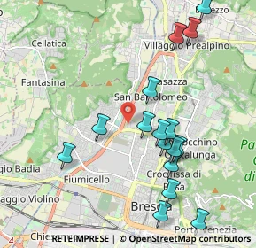 Mappa Via Vittorio Locchi, 25128 Brescia BS, Italia (2.11438)