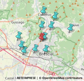 Mappa Via Vittorio Locchi, 25128 Brescia BS, Italia (3.14)