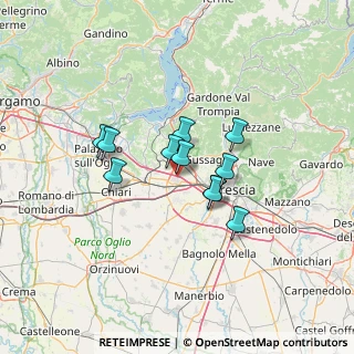 Mappa Via unità d'italia, 25035 Ospitaletto BS, Italia (9.61727)