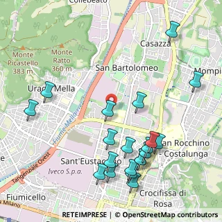 Mappa Via Scuole, 25128 Brescia BS, Italia (1.2205)