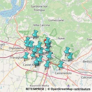 Mappa Via Scuole, 25128 Brescia BS, Italia (6.528)