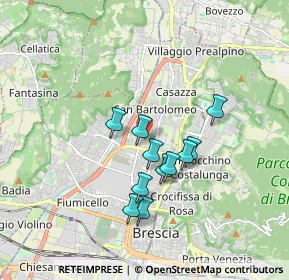 Mappa Via Scuole, 25128 Brescia BS, Italia (1.40545)