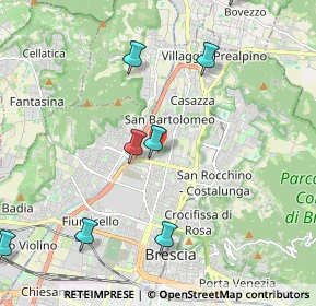 Mappa Via Scuole, 25128 Brescia BS, Italia (3.21833)