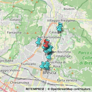 Mappa Via Scuole, 25128 Brescia BS, Italia (1.20938)