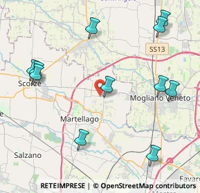 Mappa Tabaccheria Peseggia-Scorzè, 30037 Scorzè VE, Italia (5.00545)