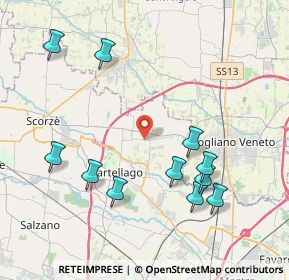 Mappa Tabaccheria Peseggia-Scorzè, 30037 Scorzè VE, Italia (4.37909)