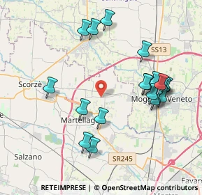 Mappa Tabaccheria Peseggia-Scorzè, 30037 Scorzè VE, Italia (4.0455)