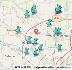 Mappa Tabaccheria Peseggia-Scorzè, 30037 Scorzè VE, Italia (4.724)