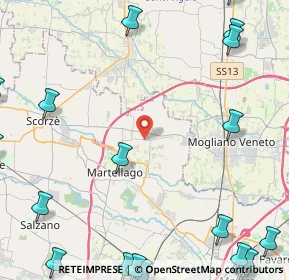 Mappa Tabaccheria Peseggia-Scorzè, 30037 Scorzè VE, Italia (7.407)