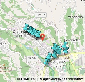 Mappa Via Castellazzo, 13898 Occhieppo Superiore BI, Italia (0.769)
