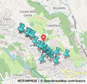 Mappa Via Castellazzo, 13898 Occhieppo Superiore BI, Italia (0.393)