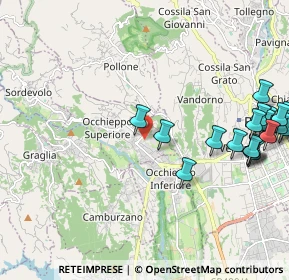 Mappa Via Castellazzo, 13898 Occhieppo Superiore BI, Italia (2.717)