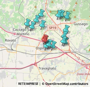 Mappa Via Redipuglia, 25035 Ospitaletto BS, Italia (2.92882)