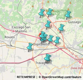 Mappa Via Redipuglia, 25035 Ospitaletto BS, Italia (2.95308)