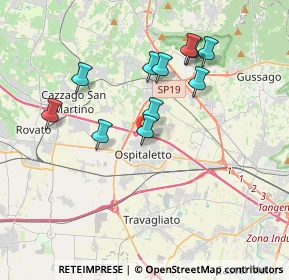 Mappa Via Redipuglia, 25035 Ospitaletto BS, Italia (3.33727)