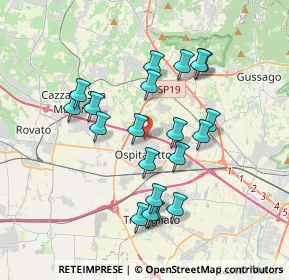 Mappa Via Redipuglia, 25035 Ospitaletto BS, Italia (3.376)