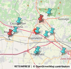 Mappa Via Redipuglia, 25035 Ospitaletto BS, Italia (4.07769)
