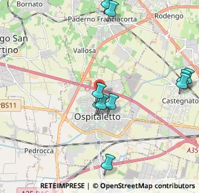 Mappa Via Redipuglia, 25035 Ospitaletto BS, Italia (2.74538)