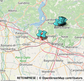 Mappa Via Redipuglia, 25035 Ospitaletto BS, Italia (13.33786)