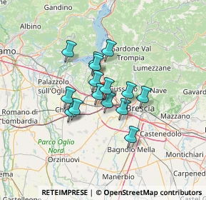 Mappa Via Redipuglia, 25035 Ospitaletto BS, Italia (8.85933)