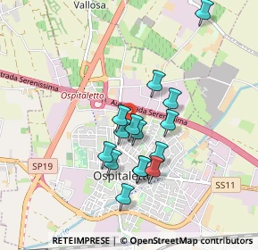 Mappa Via Redipuglia, 25035 Ospitaletto BS, Italia (0.74067)