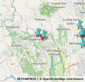 Mappa Via C. B. Mosca, 13898 Occhieppo Superiore BI, Italia (3.40364)