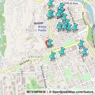 Mappa Via Eugenio Bona, 13900 Biella BI, Italia (0.6155)