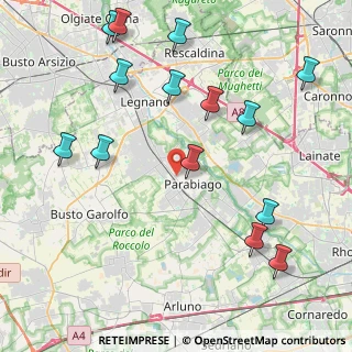 Mappa Via Monte Cervino, 20015 Parabiago MI, Italia (5.02143)