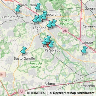 Mappa Via Monte Cervino, 20015 Parabiago MI, Italia (4.13)