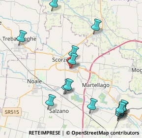 Mappa Via Moniego Centro, 30037 Scorzè VE, Italia (5.27533)