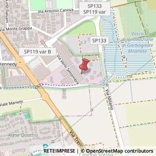 Mappa Via XX Settembre, 51, 20024 Arese, Milano (Lombardia)