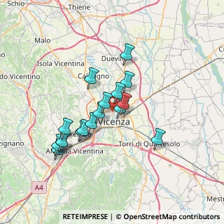 Mappa Viale Grappa, 36100 Vicenza VI, Italia (6.07471)
