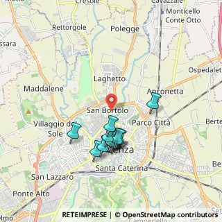 Mappa Viale Grappa, 36100 Vicenza VI, Italia (1.62333)