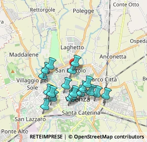 Mappa Viale Grappa, 36100 Vicenza VI, Italia (1.64789)