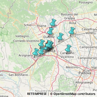 Mappa Viale Grappa, 36100 Vicenza VI, Italia (7.34786)