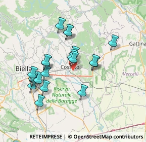 Mappa Via C. Battisti, 13836 Cossato BI, Italia (6.7715)