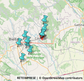 Mappa Via C. Battisti, 13836 Cossato BI, Italia (5.34727)