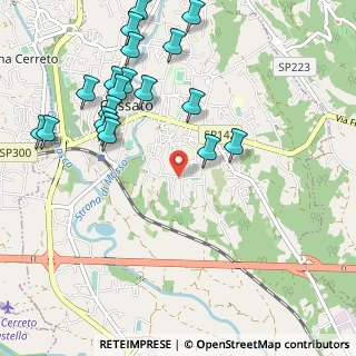 Mappa Via C. Battisti, 13836 Cossato BI, Italia (1.21158)