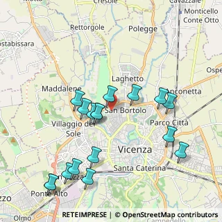 Mappa Via Giovanni Pascoli, 36100 Vicenza VI, Italia (2.13118)