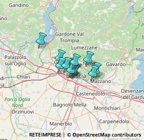 Mappa Via Undicesima, 25127 Brescia BS, Italia (6.35727)