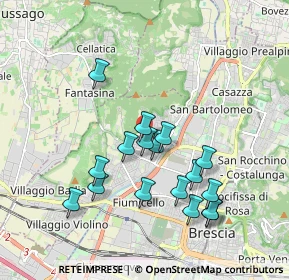 Mappa Via Undicesima, 25127 Brescia BS, Italia (1.76412)