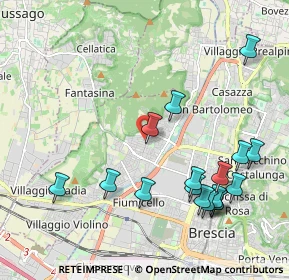 Mappa Via Undicesima, 25127 Brescia BS, Italia (2.30941)