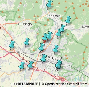 Mappa Via Undicesima, 25127 Brescia BS, Italia (3.77733)