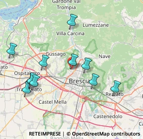 Mappa Via Undicesima, 25127 Brescia BS, Italia (8.19091)