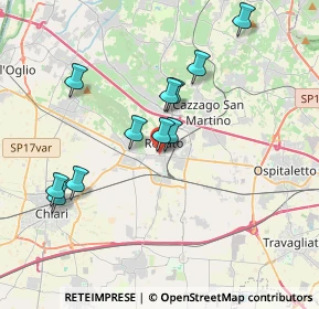 Mappa Via Rudone, 25038 Rovato BS, Italia (3.46545)