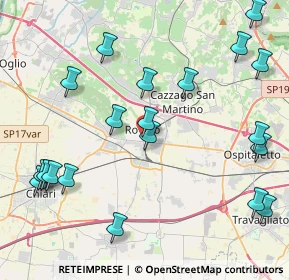 Mappa Via Dieci Giornate, 25038 Rovato BS, Italia (5.0745)