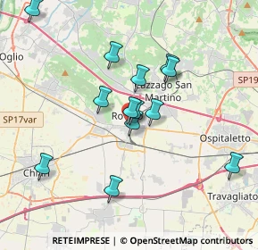 Mappa Via S. Martino della Battaglia, 25038 Rovato BS, Italia (3.28923)