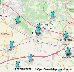Mappa Via S. Martino della Battaglia, 25038 Rovato BS, Italia (6.92)